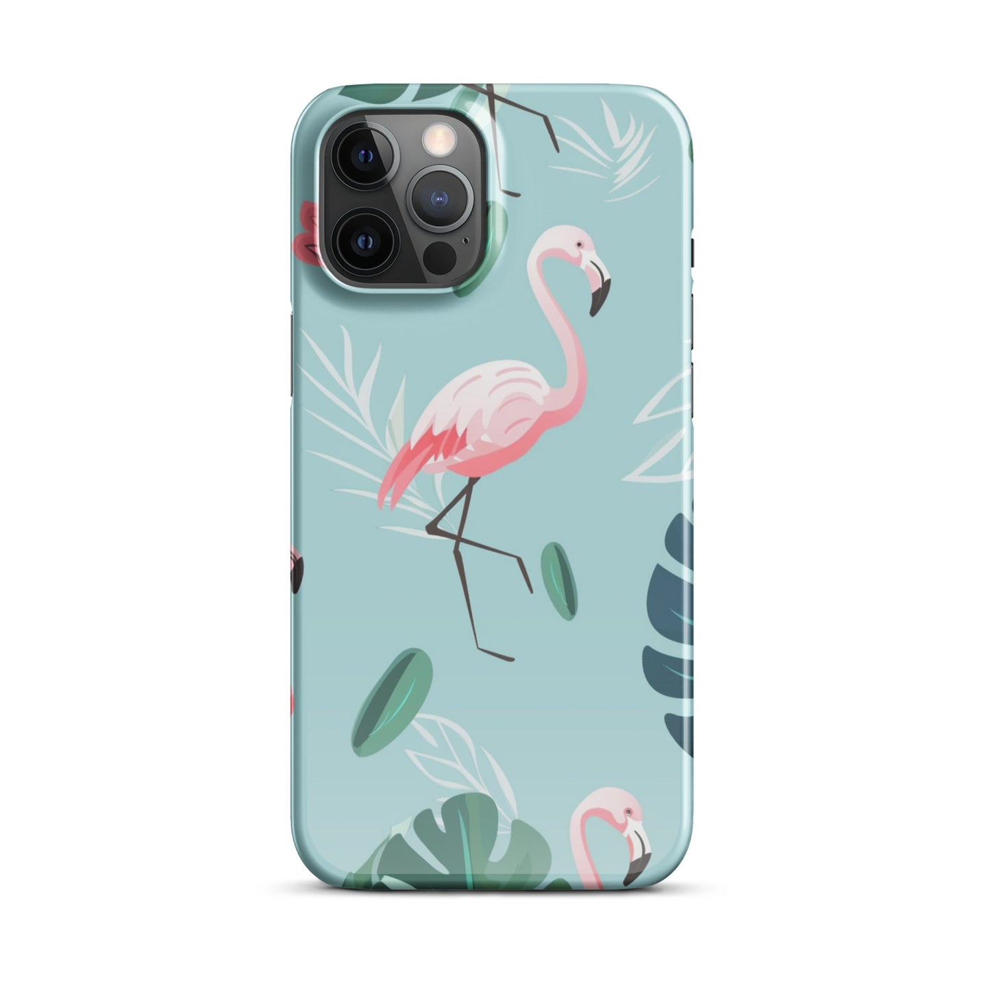 Tropical Flamingo Phone case for iPhone-12