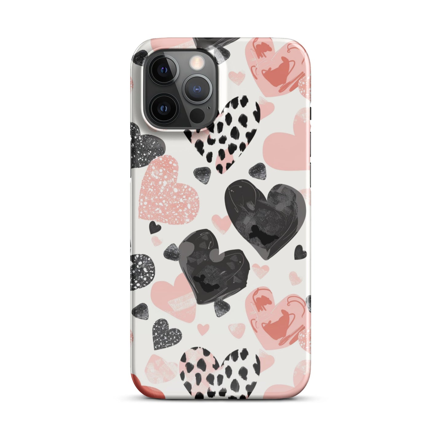 Diamond Hearts Phone case for iPhone-12