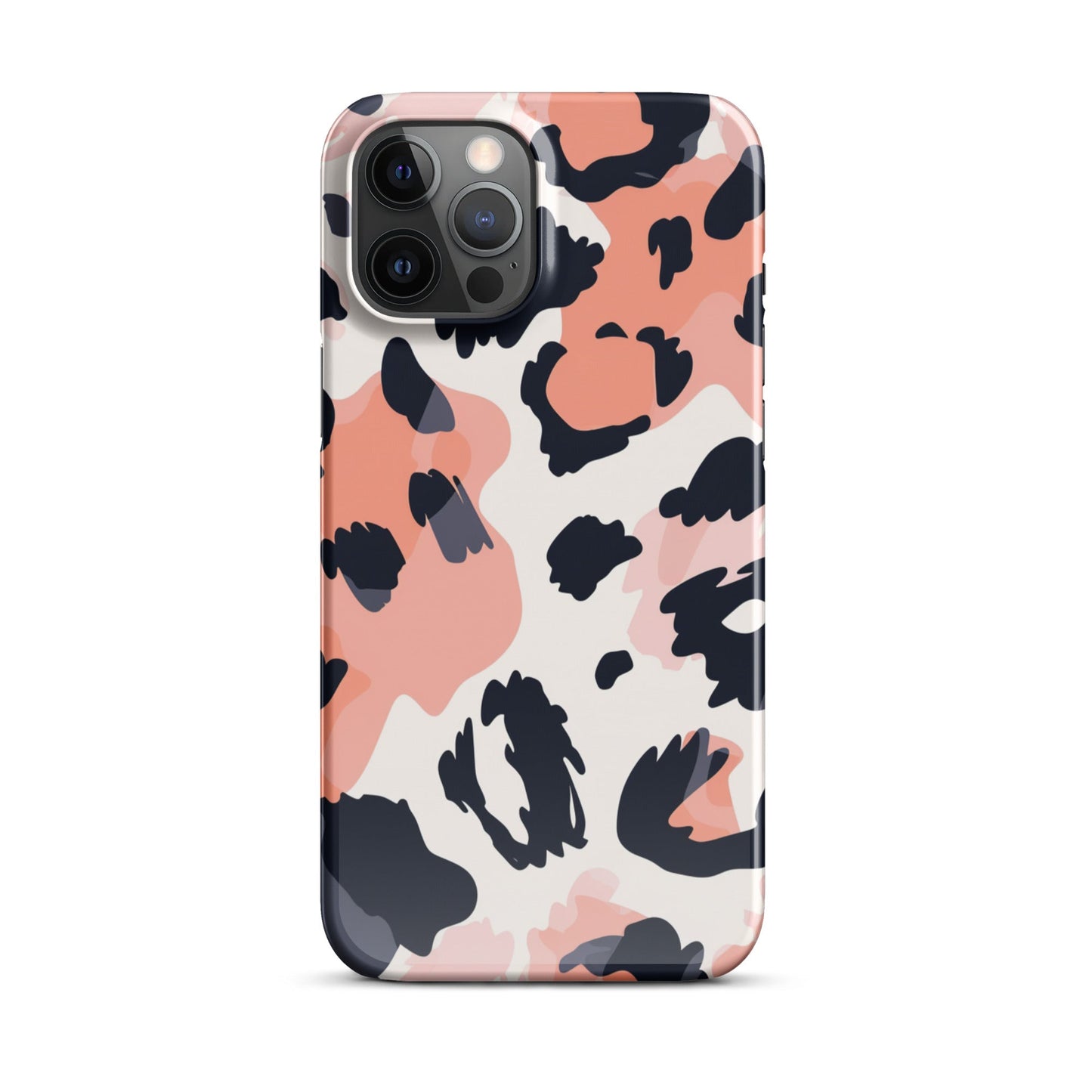 Leopard Pink Phone case for iPhone-12