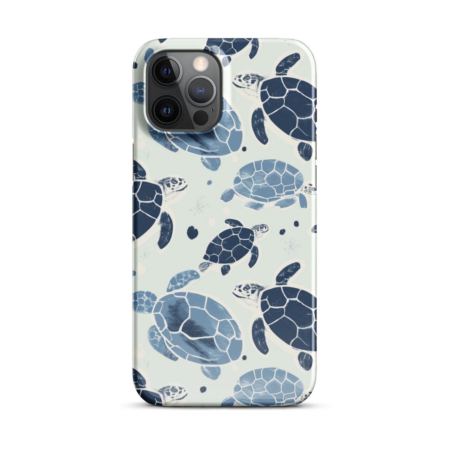 Blue Turtle Phone case for iPhone-12