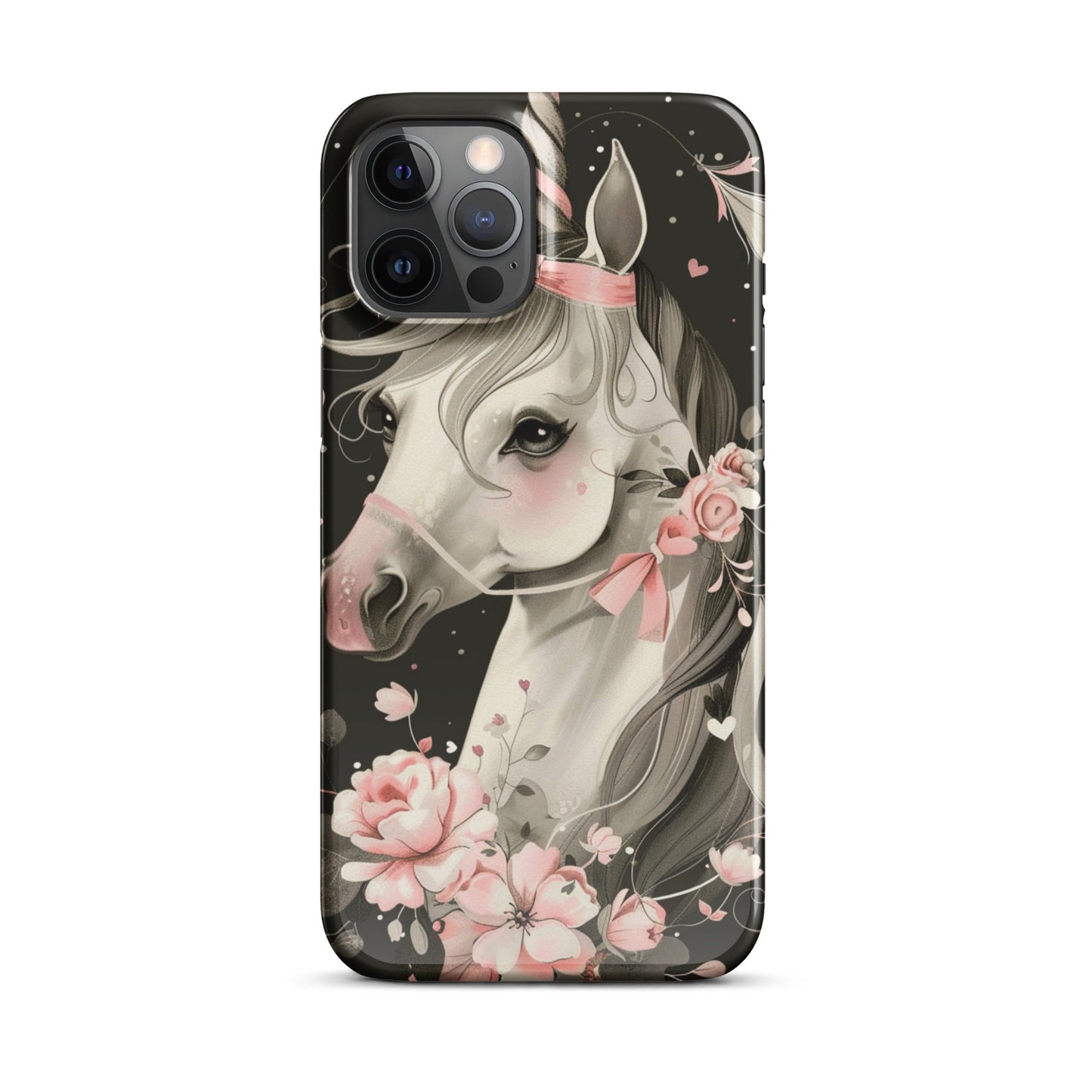 Cute horse Phone case for iPhone-12