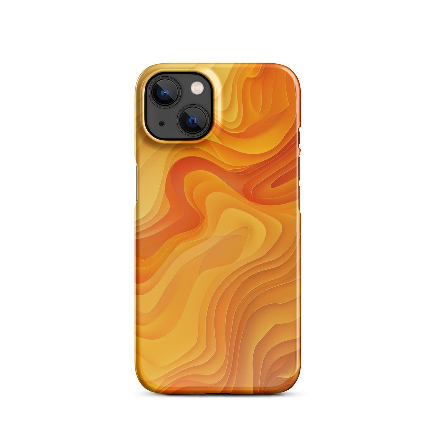 Abstract Yellow Phone Phone  case for iPhone-17