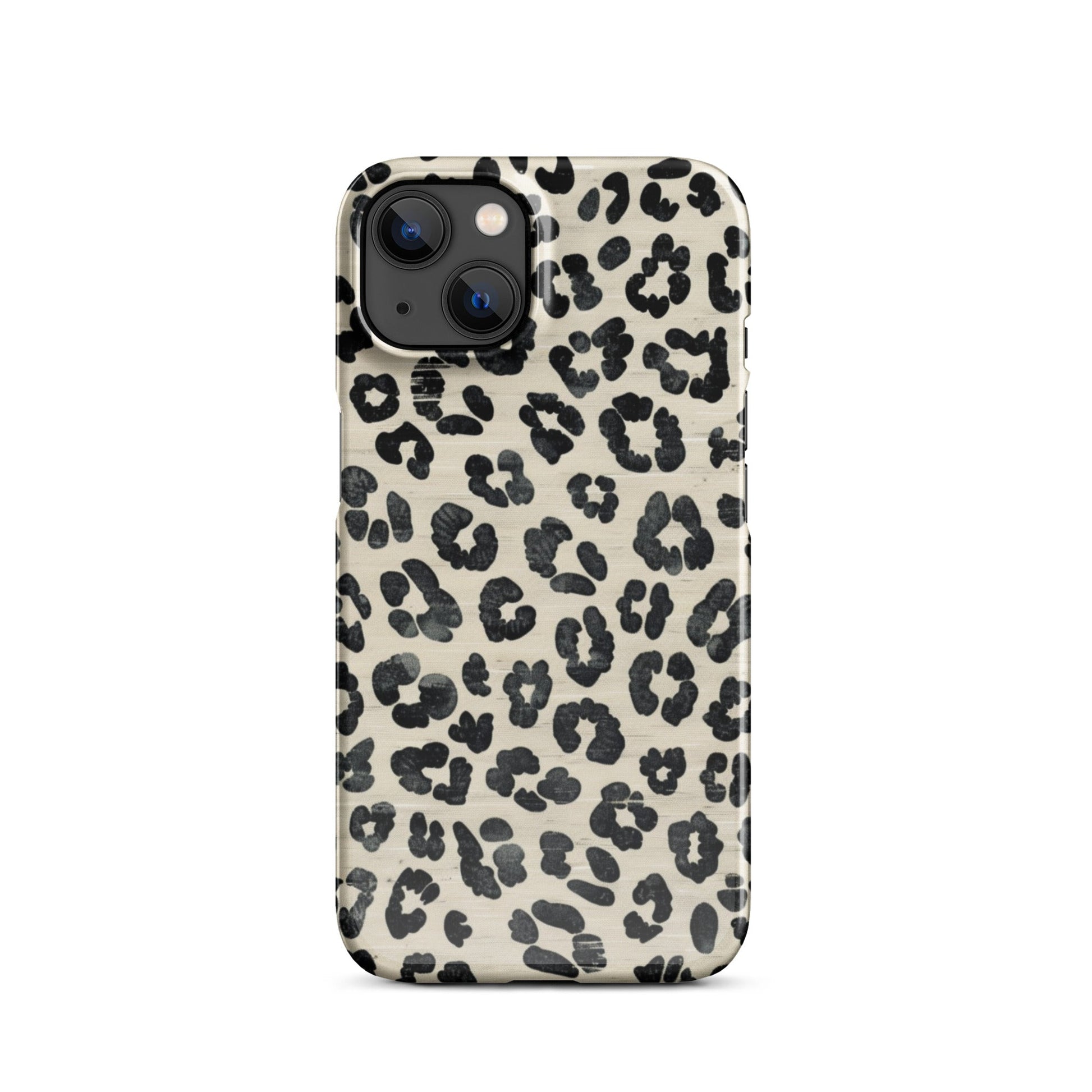 Leopard Design Phone case for iPhone-16