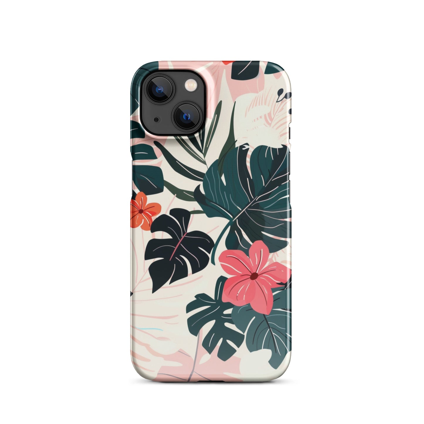 Flower leaves Phone case for iPhone-16