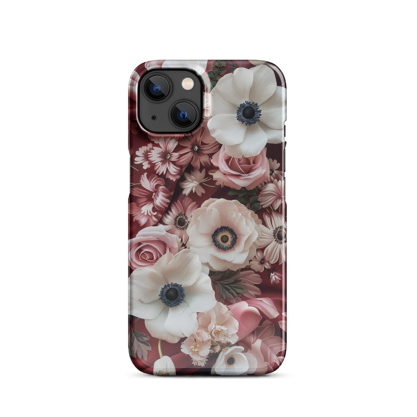 Floral Print Phone case for iPhone-16