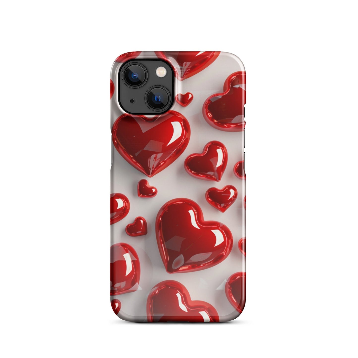 Red Hearts Phone case for iPhone-16