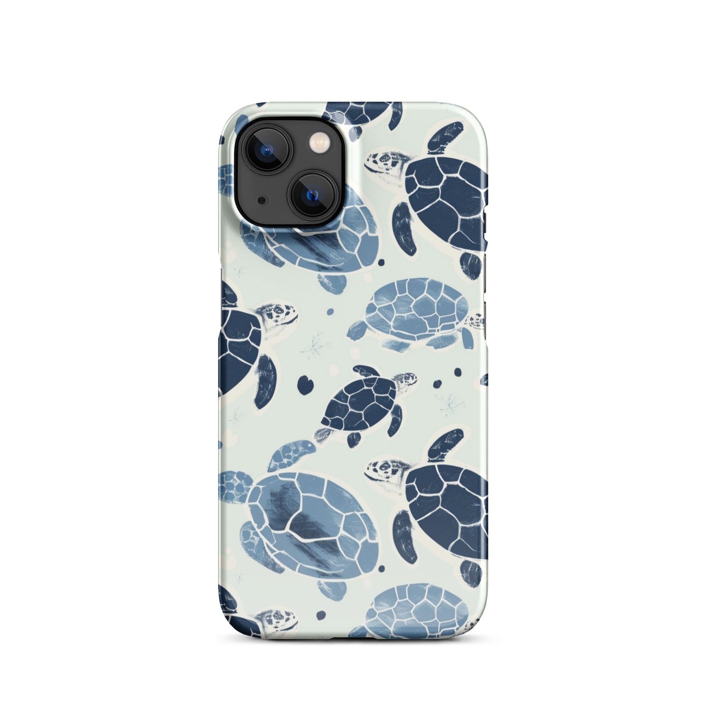 Blue Turtle Phone case for iPhone-16