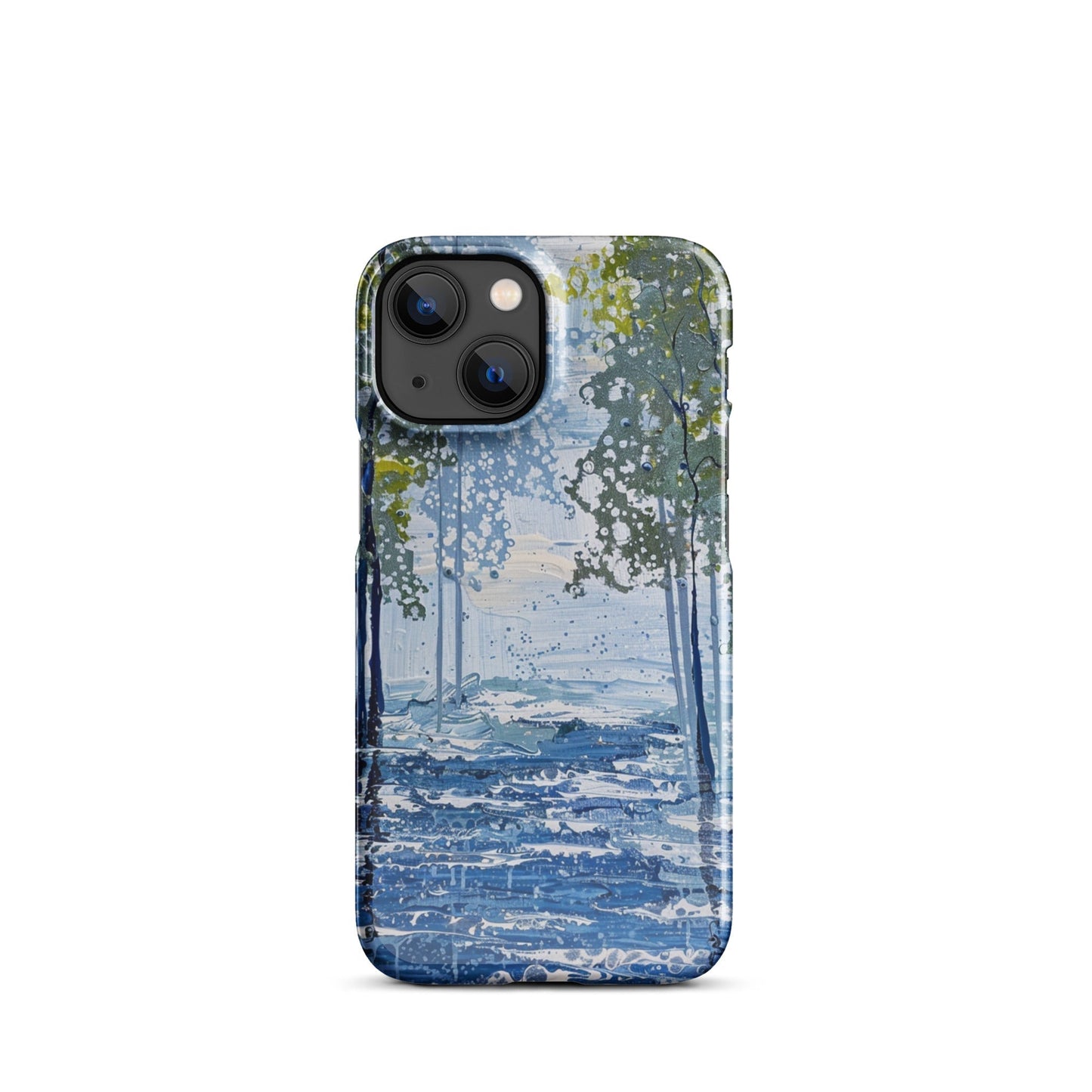 River Trees Phone case for iPhone-14