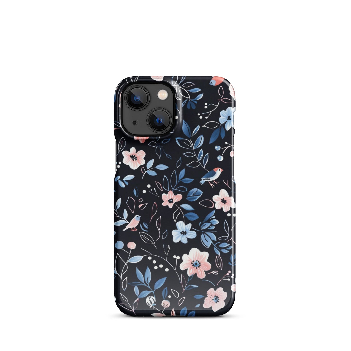 Blue Flowers Phone case for iPhone-14