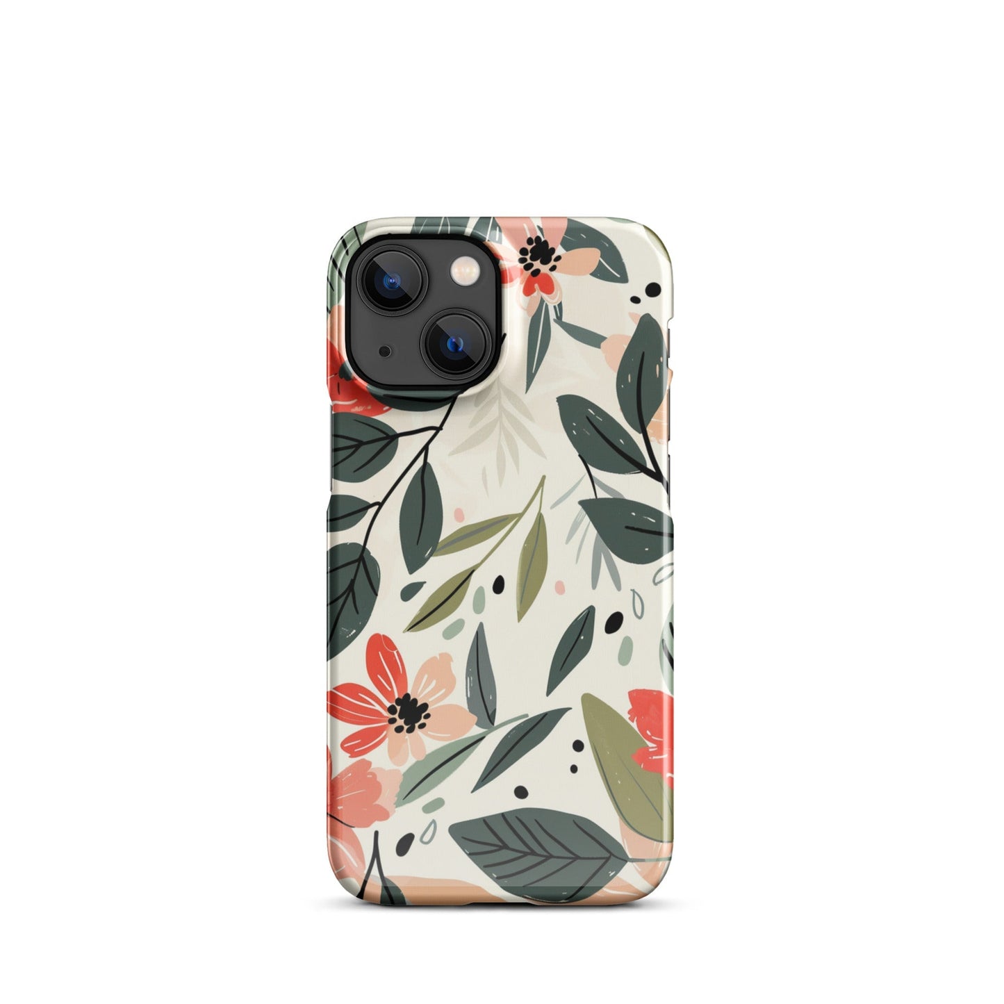 Flower leave Phone case for iPhone-14