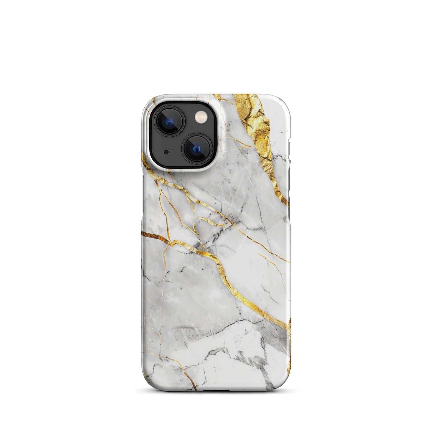 White Marble Phone case for iPhone-14