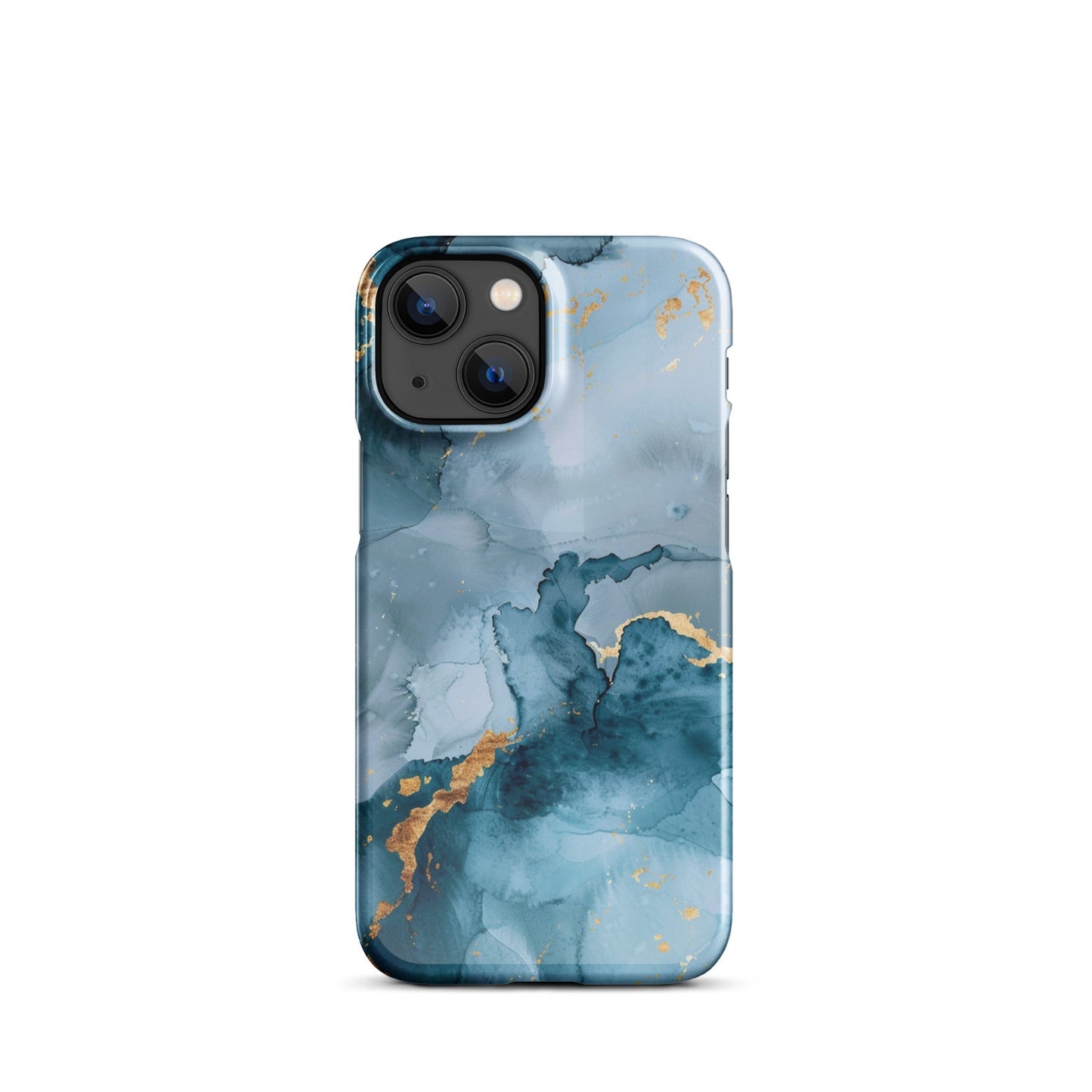 Blue Gold Phone case for iPhone-14