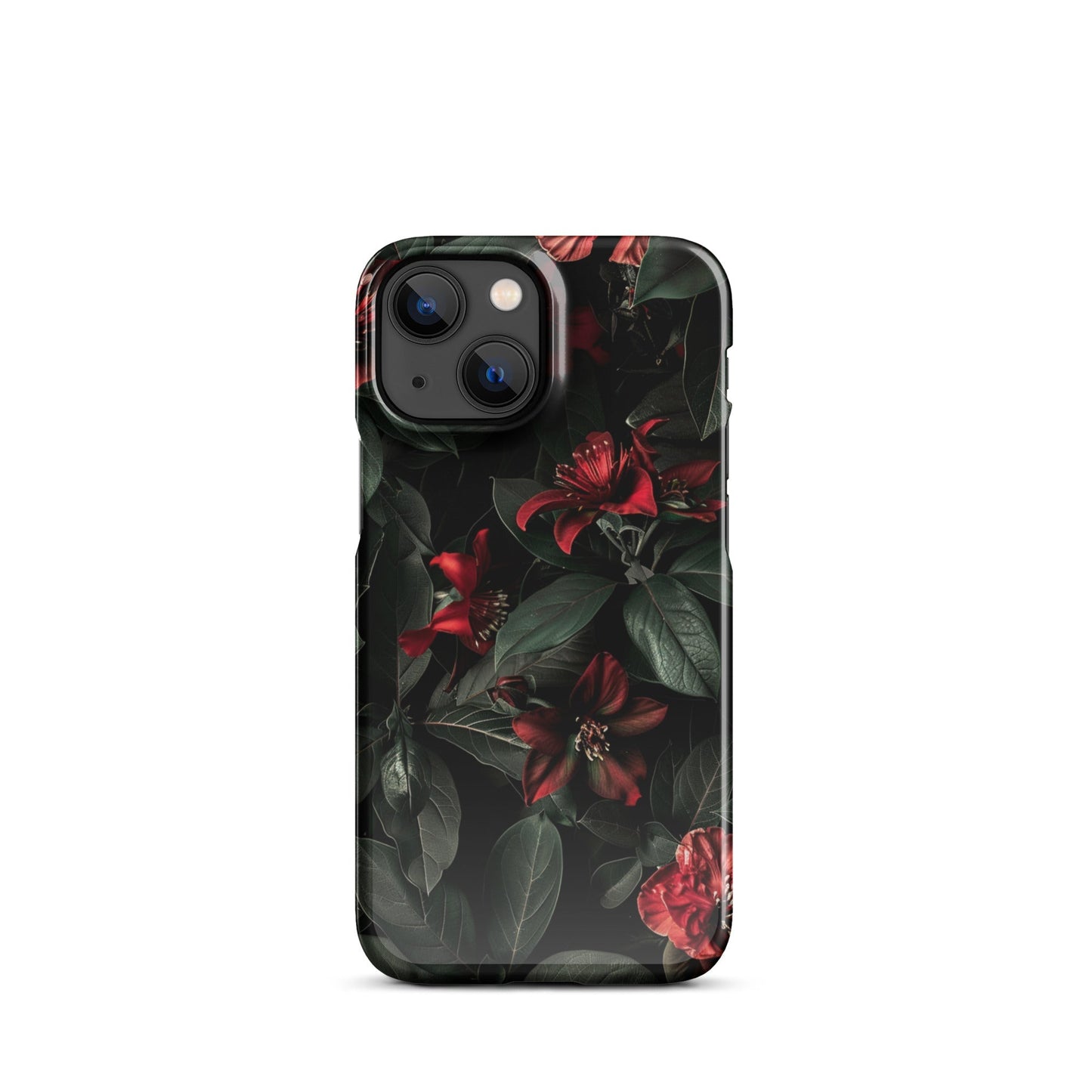 Floral Dark Phone case for iPhone-14