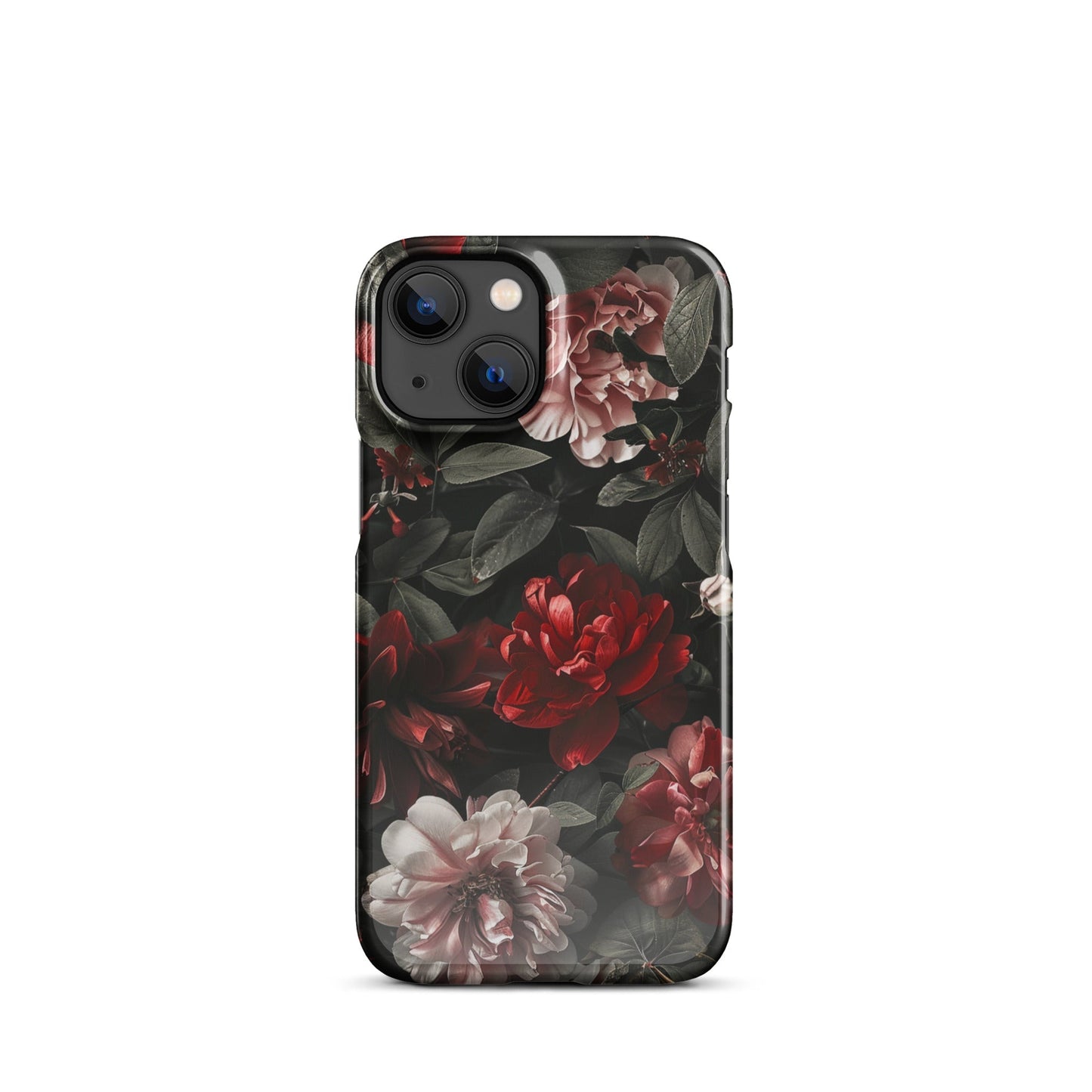 Pink Red Floral Phone case for iPhone-14