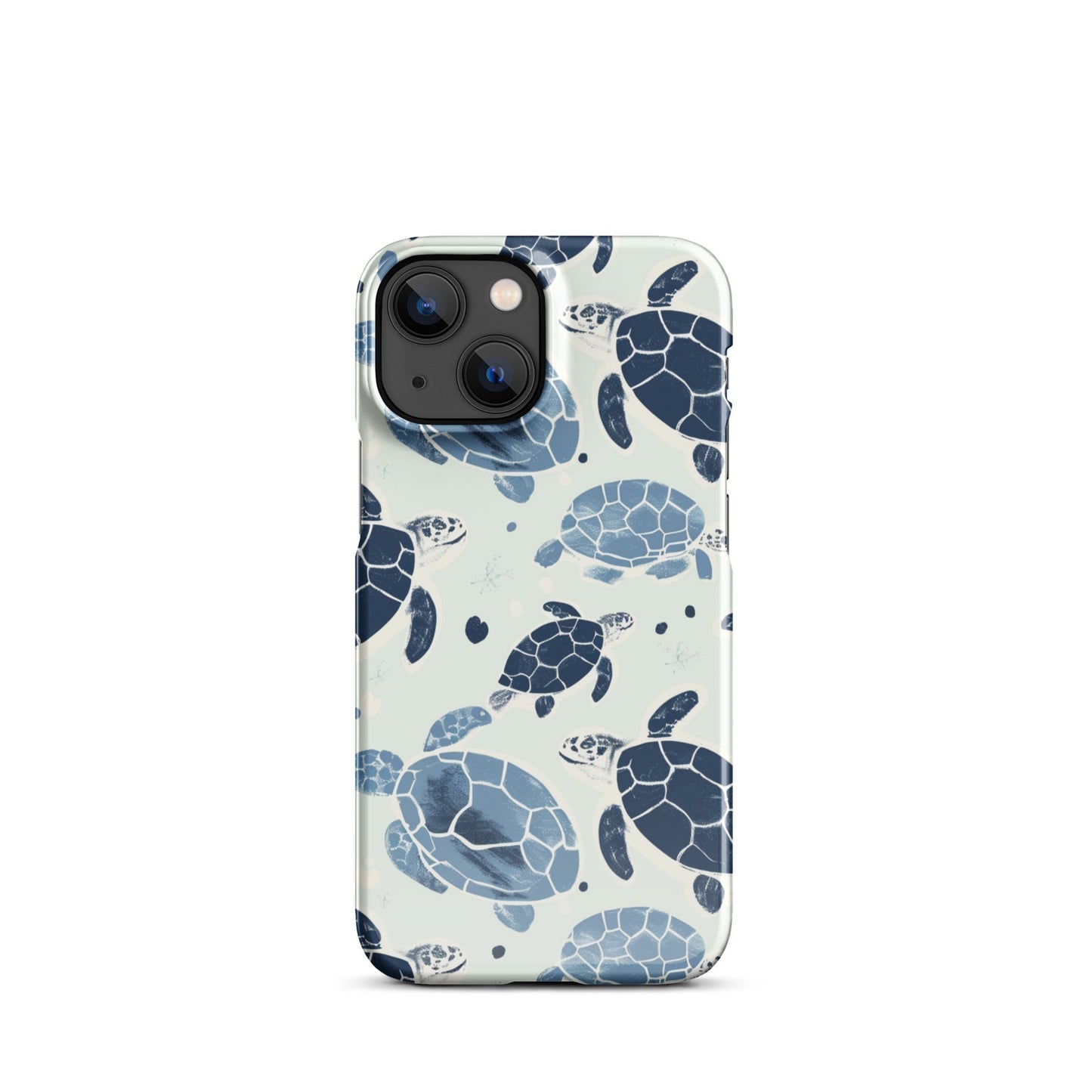 Blue Turtle Phone case for iPhone-14