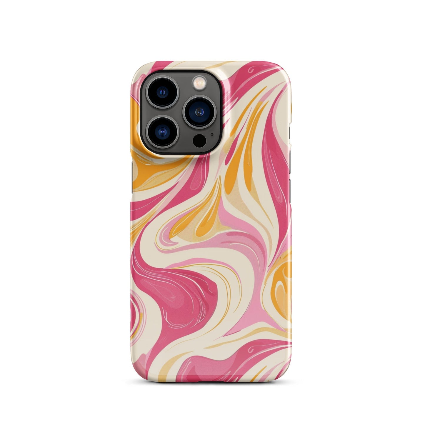 Yellow & Pink Phone Phone  case for iPhone-18