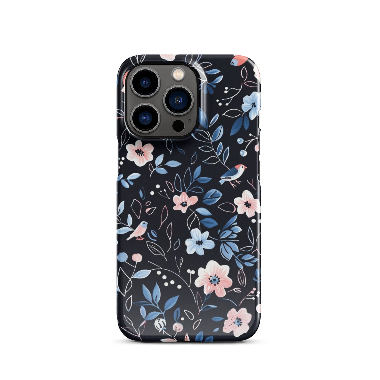 Blue Flowers Phone case for iPhone-18