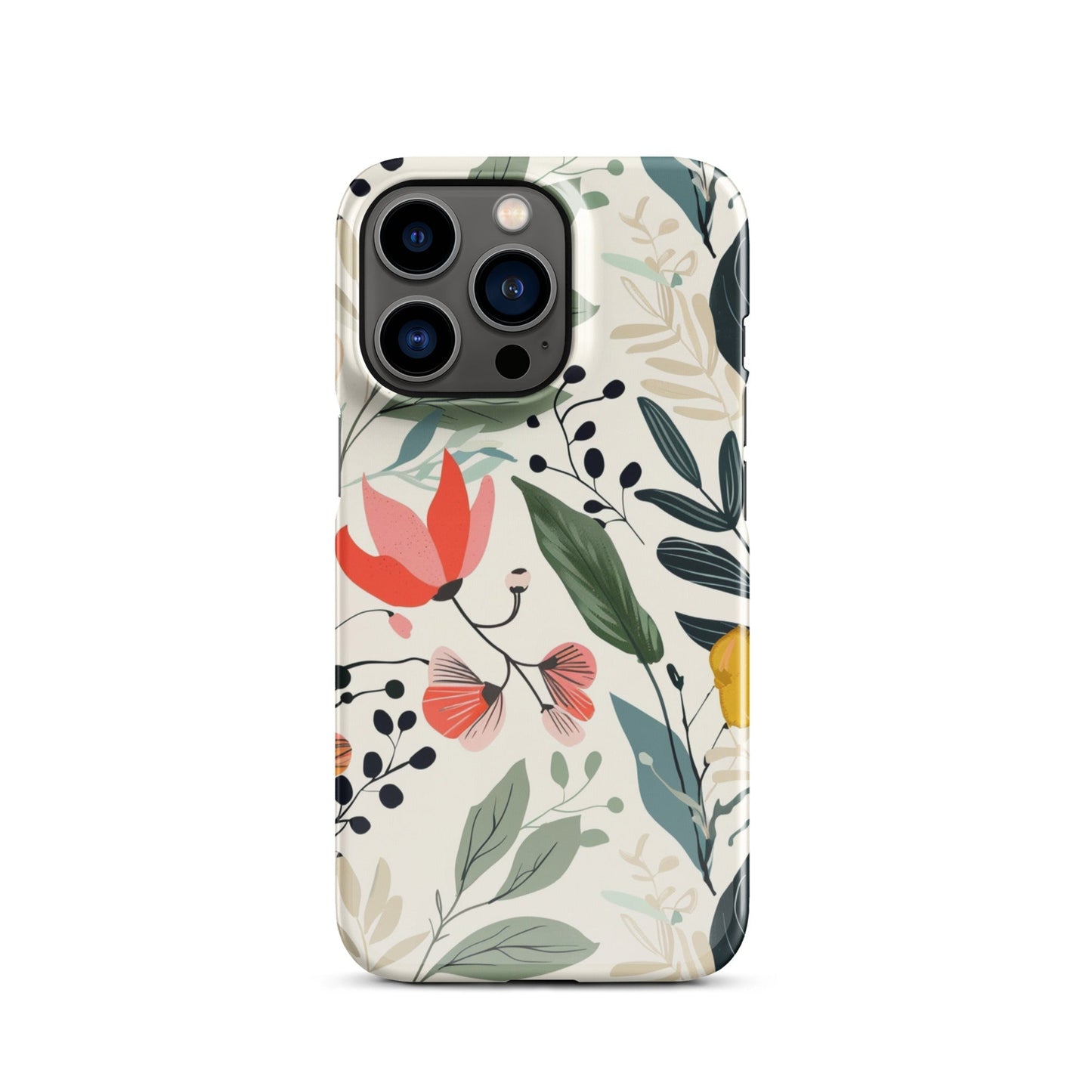 Botanical leaves Phone case for iPhone-18