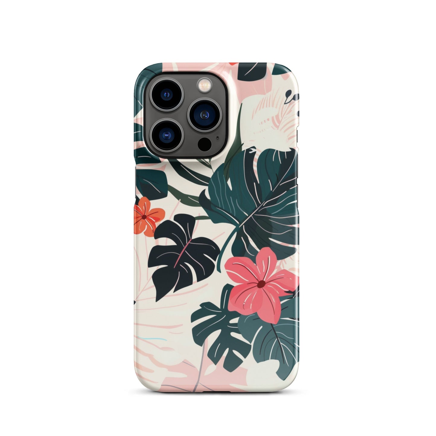 Flower leaves Phone case for iPhone-18