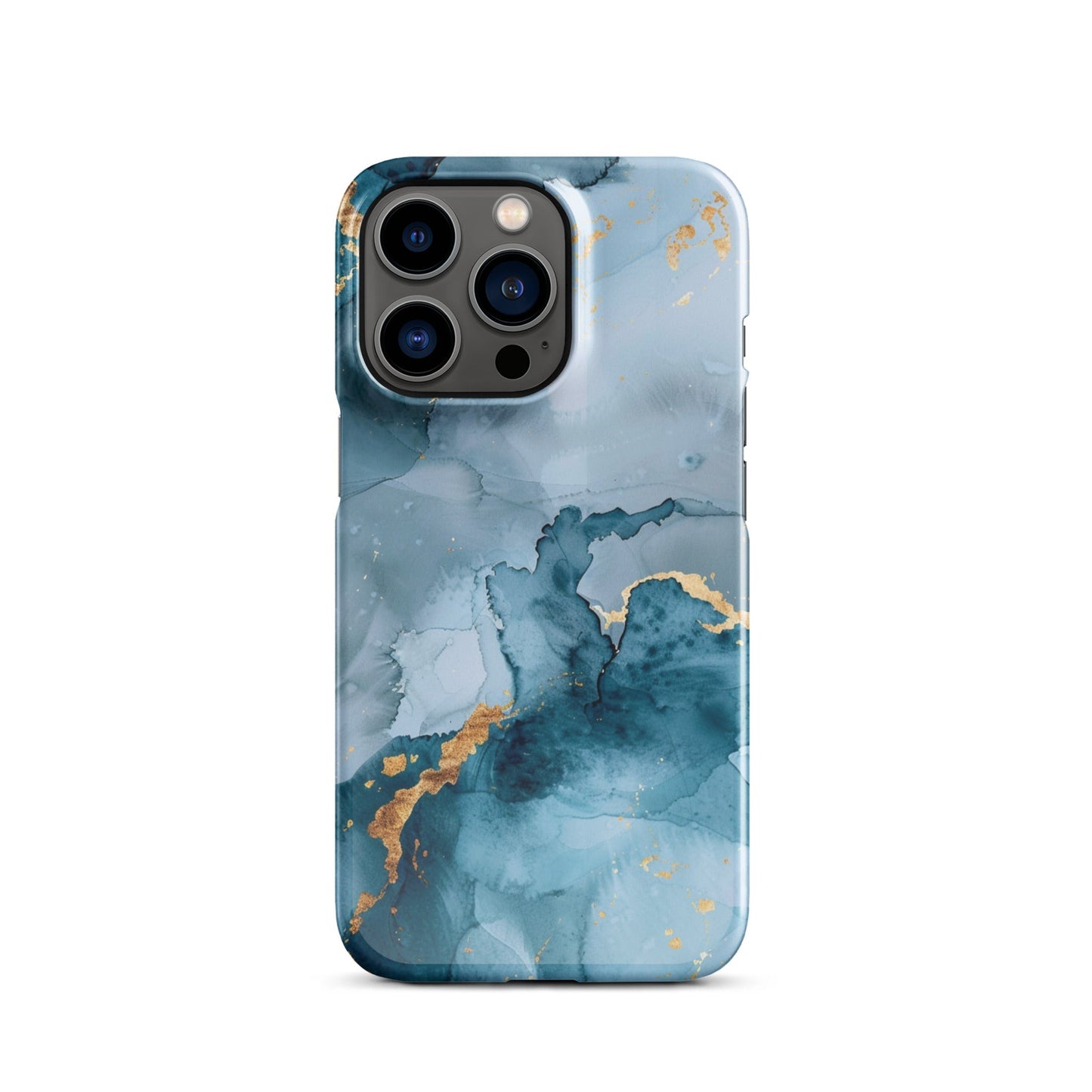 Blue Gold Phone case for iPhone-18