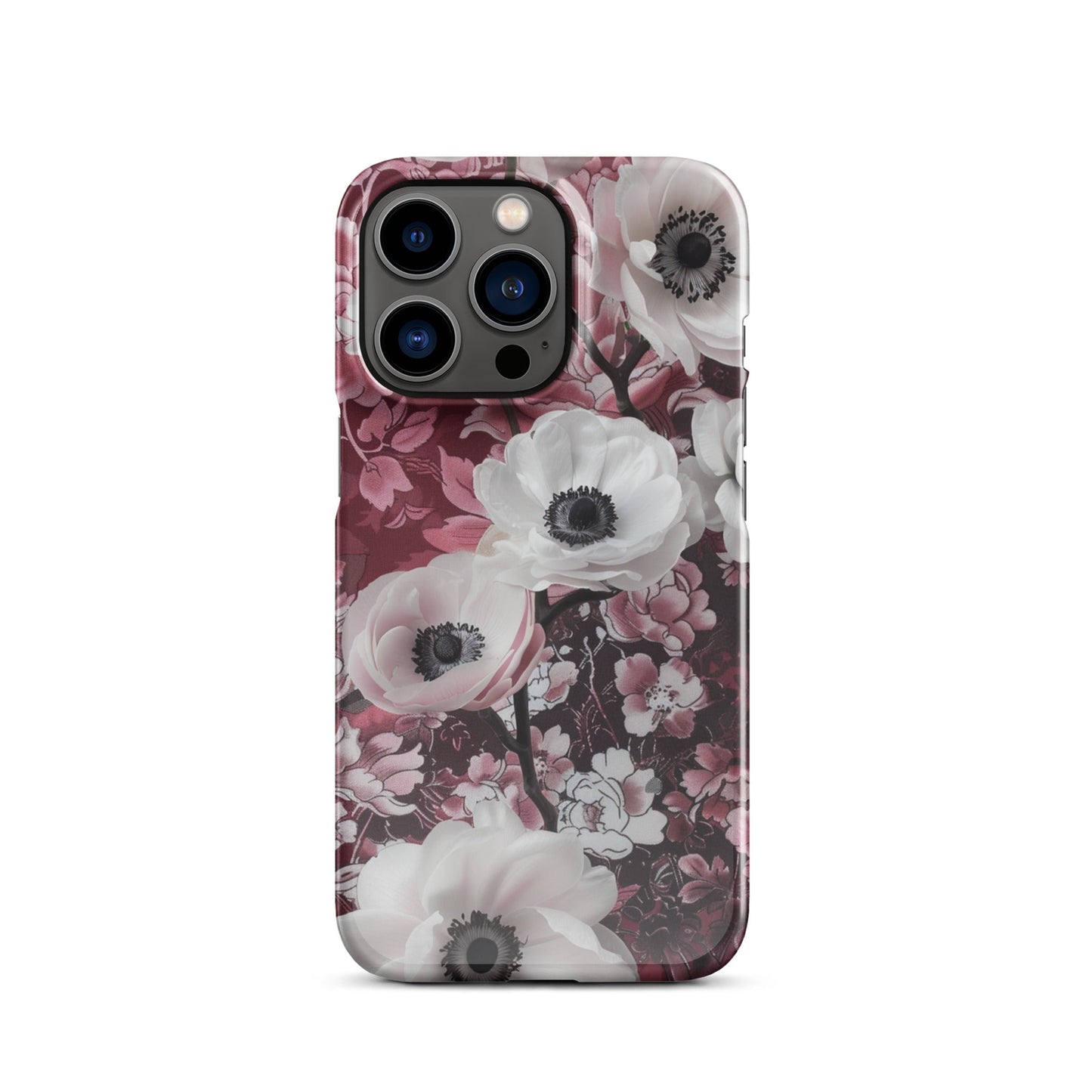 Red Floral Phone case for iPhone-18