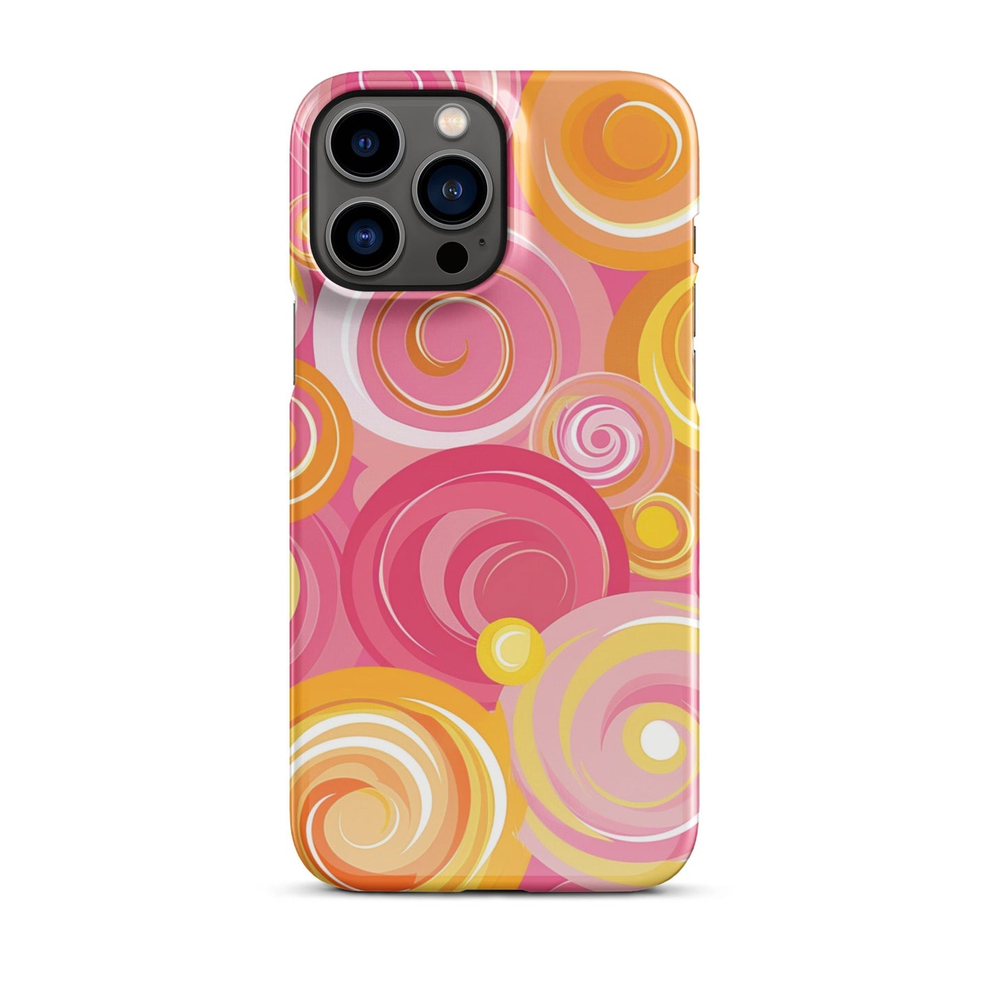 Pink Yellow Phone case for iPhone-21