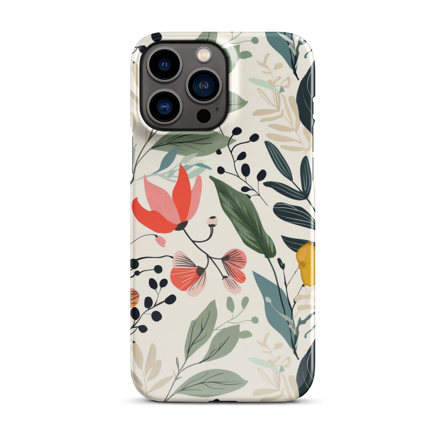 Botanical leaves Phone case for iPhone-20