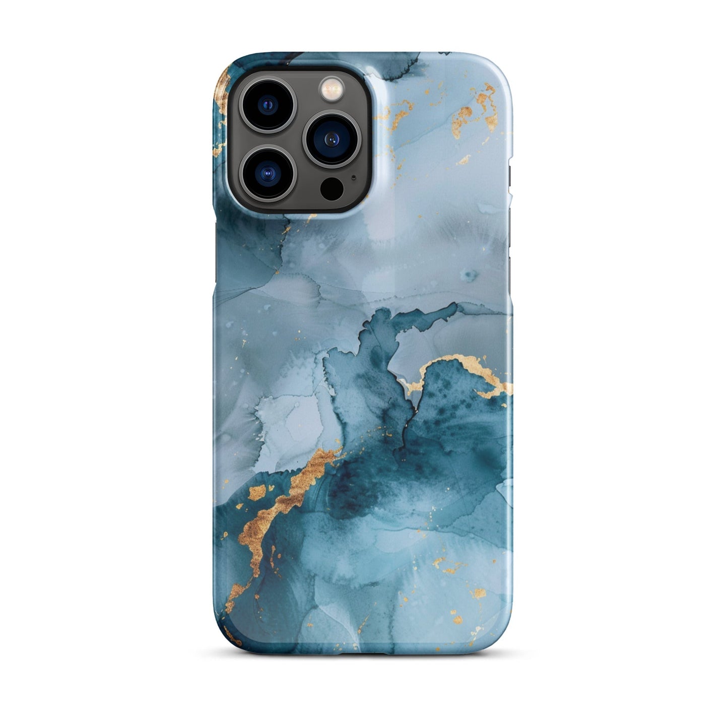 Blue Gold Phone case for iPhone-20