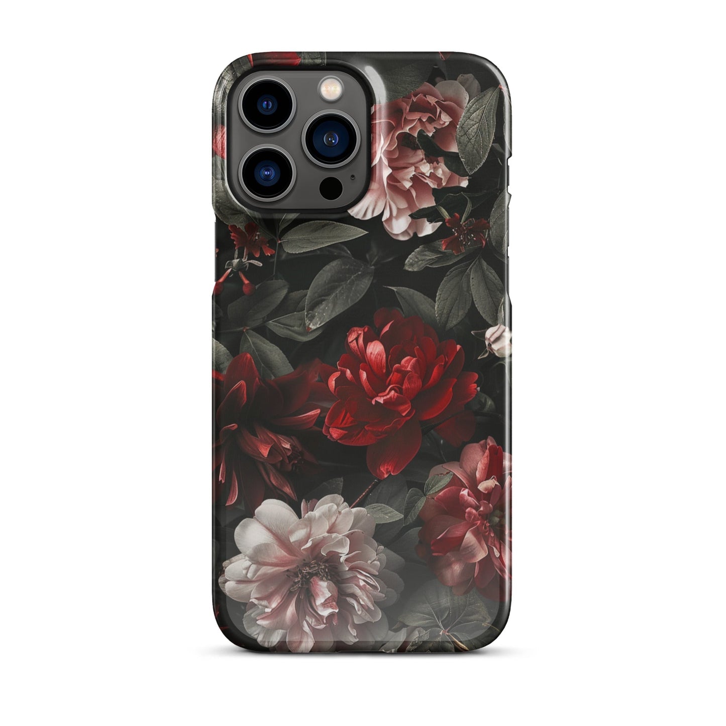 Pink Red Floral Phone case for iPhone-20