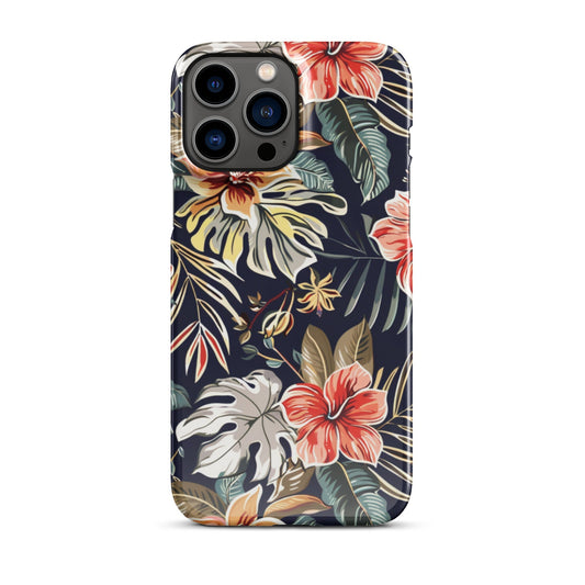 Tropical Floral Phone case for iPhone-20