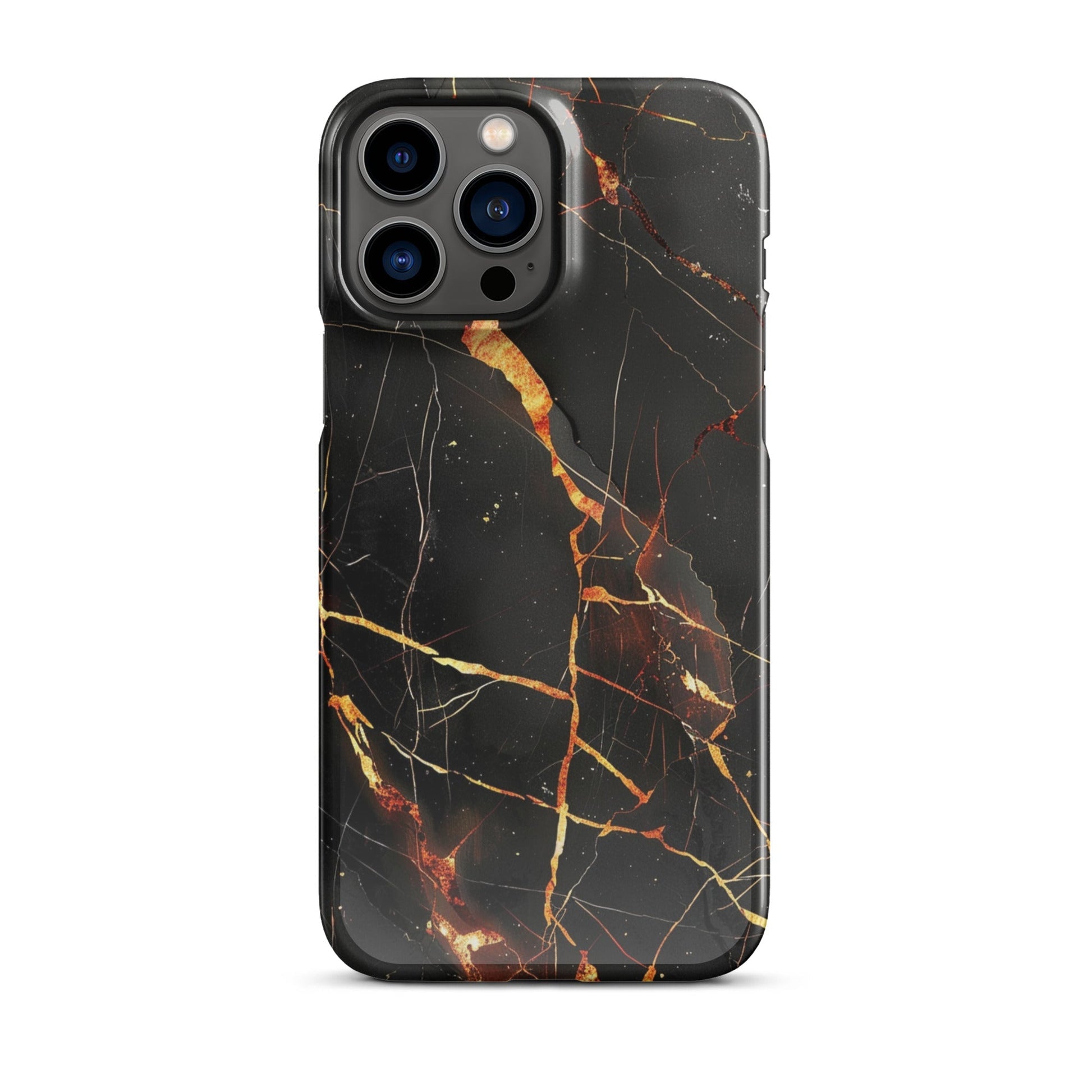 Black Marble Phone case for iPhone-20