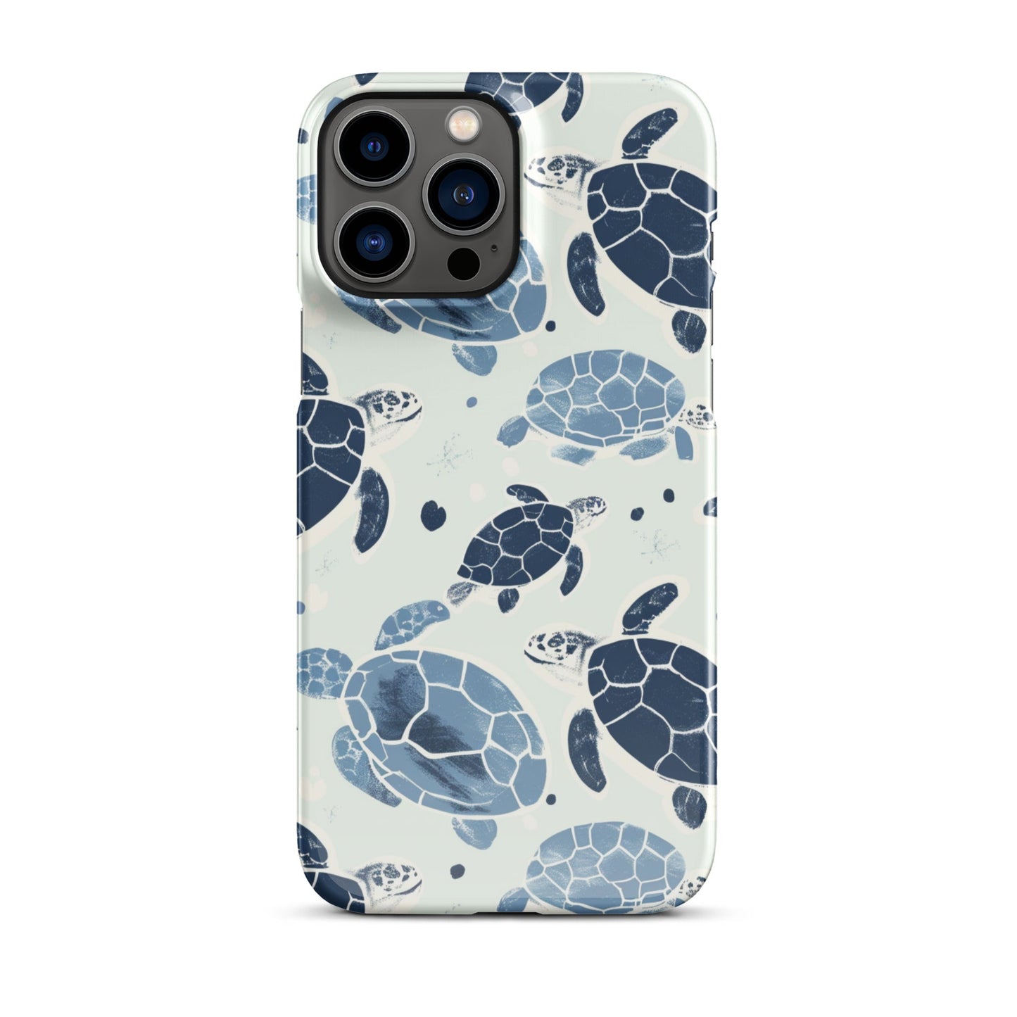 Blue Turtle Phone case for iPhone-20