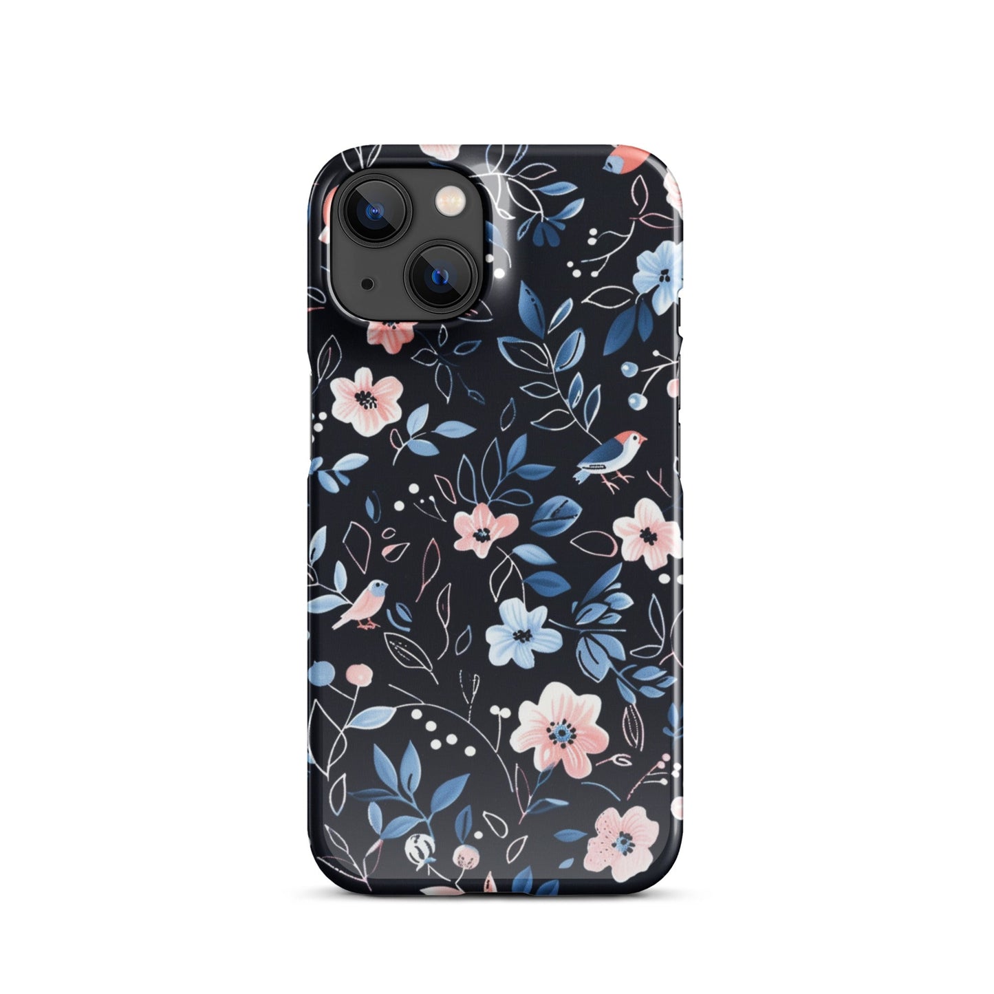 Blue Flowers Phone case for iPhone-22