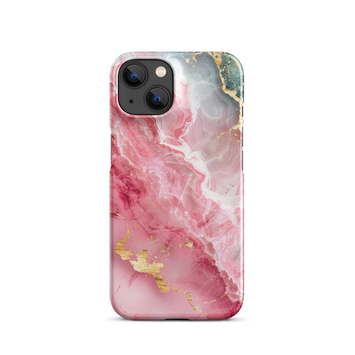 Pink Marble Phone case for iPhone-22