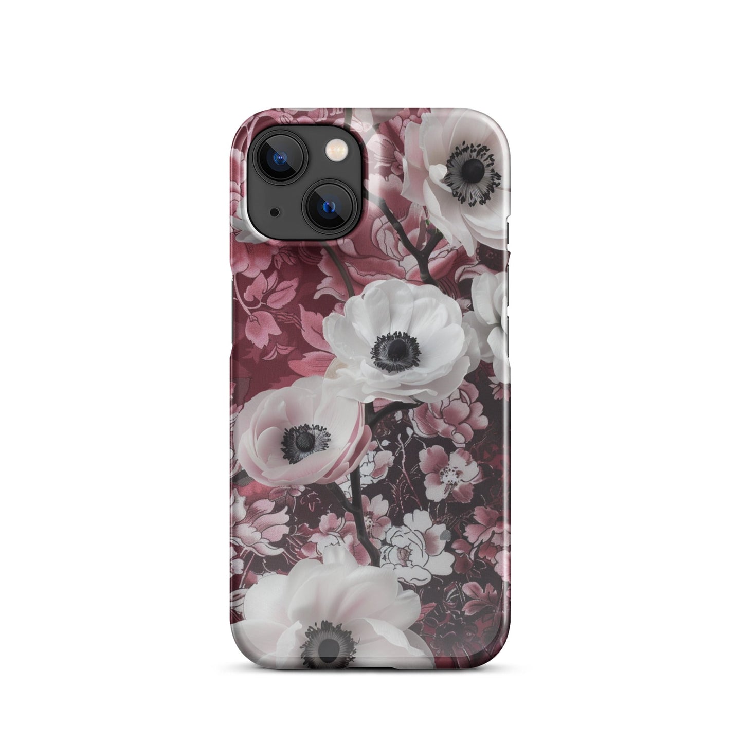 Red Floral Phone case for iPhone-22