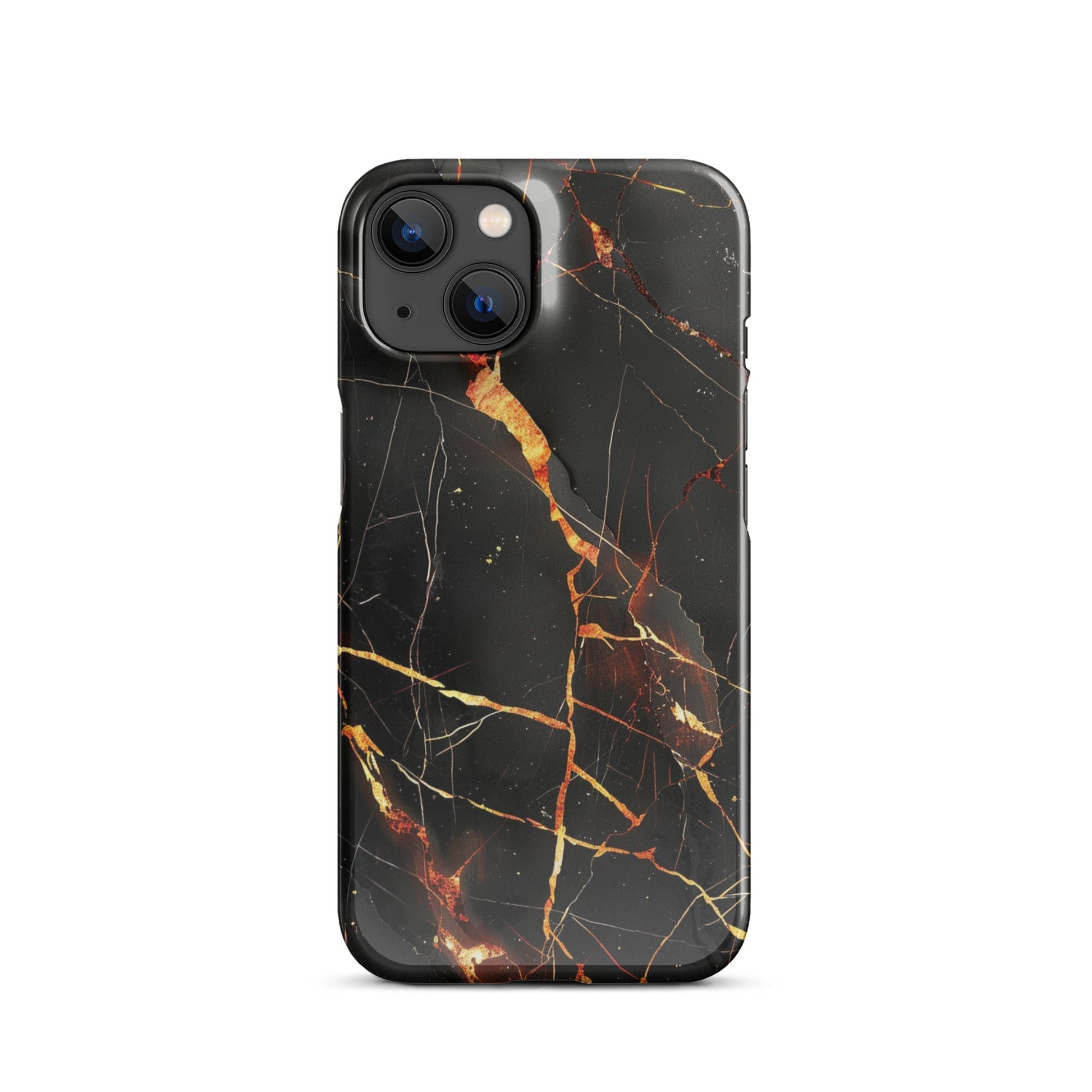 Black Marble Phone case for iPhone-22