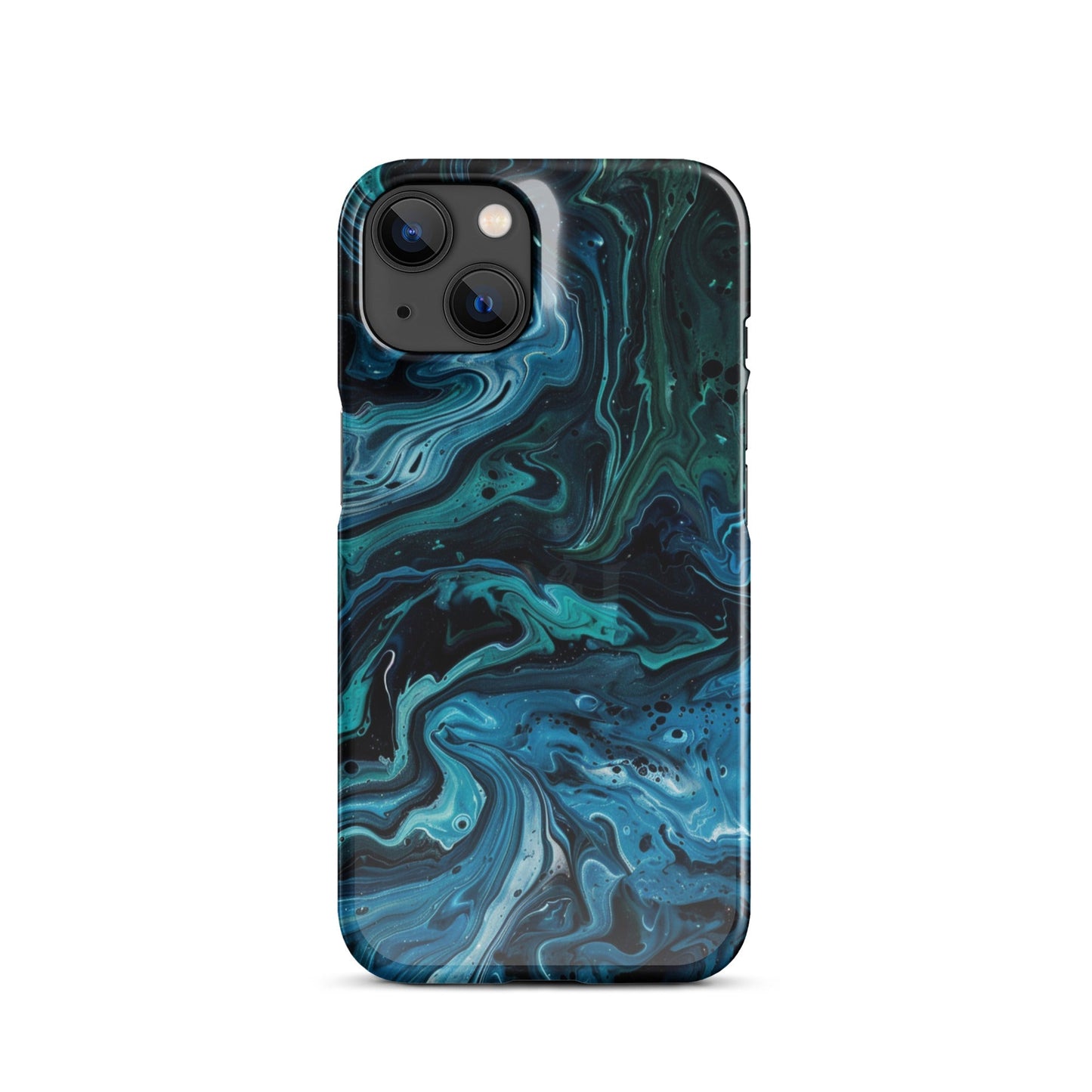 Abstract Blue Phone case for iPhone-22