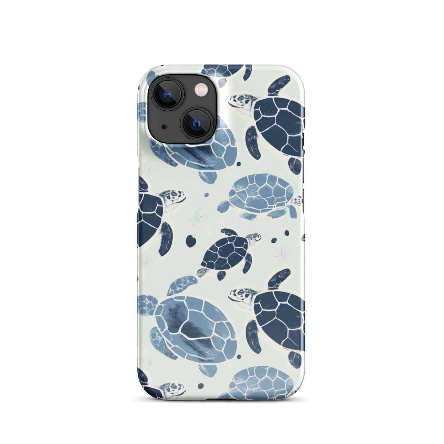 Blue Turtle Phone case for iPhone-22