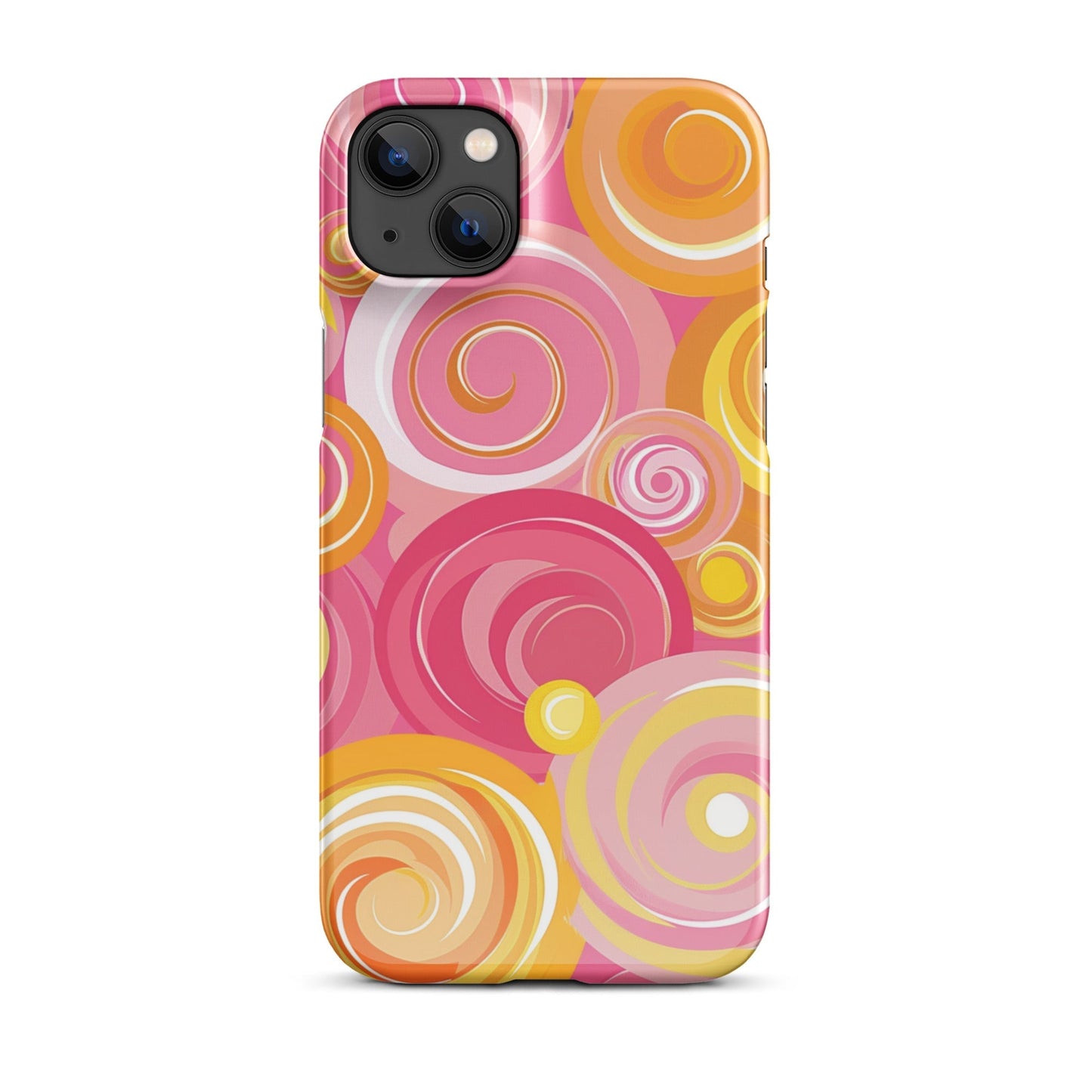 Pink Yellow Phone case for iPhone-25