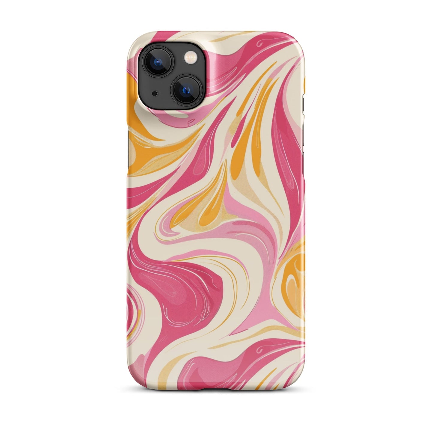 Yellow & Pink Phone Phone  case for iPhone-24