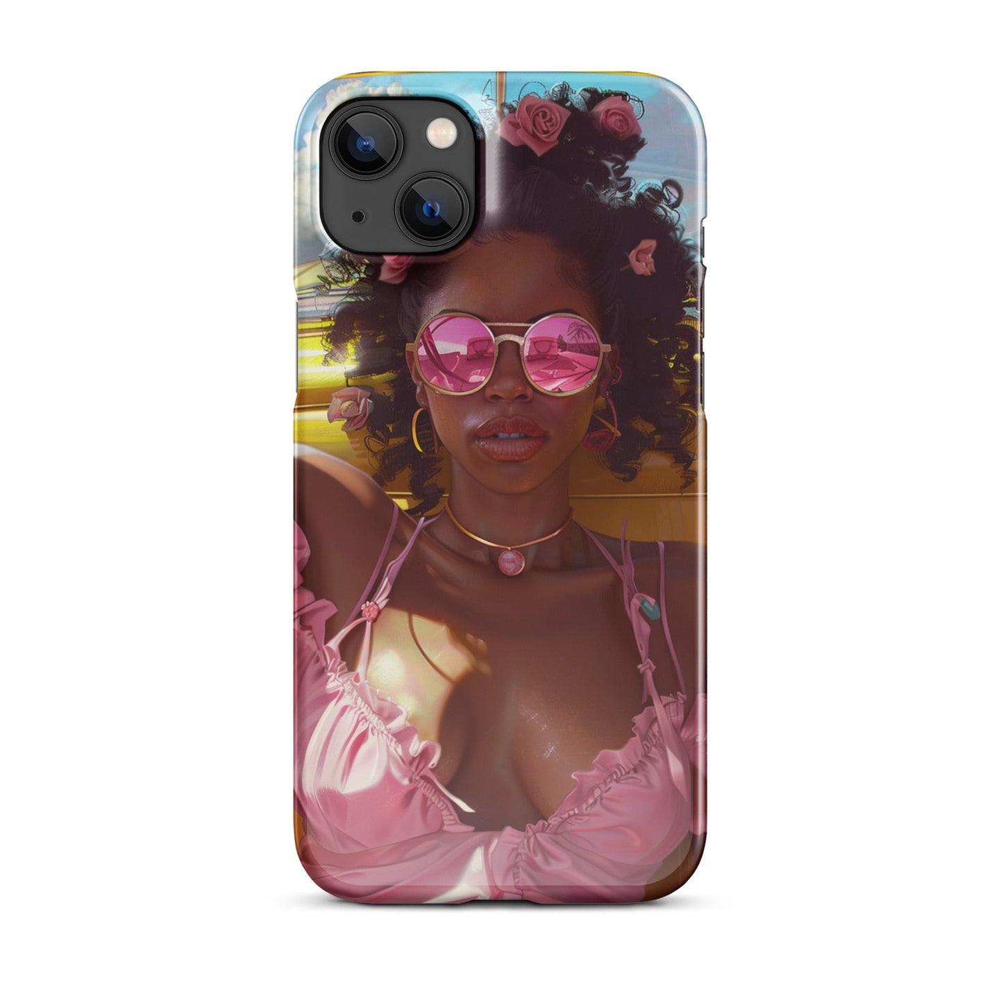 Black Girl Fashionista Phone case for iPhone-24