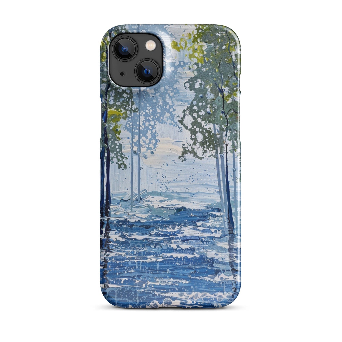 River Trees Phone case for iPhone-24