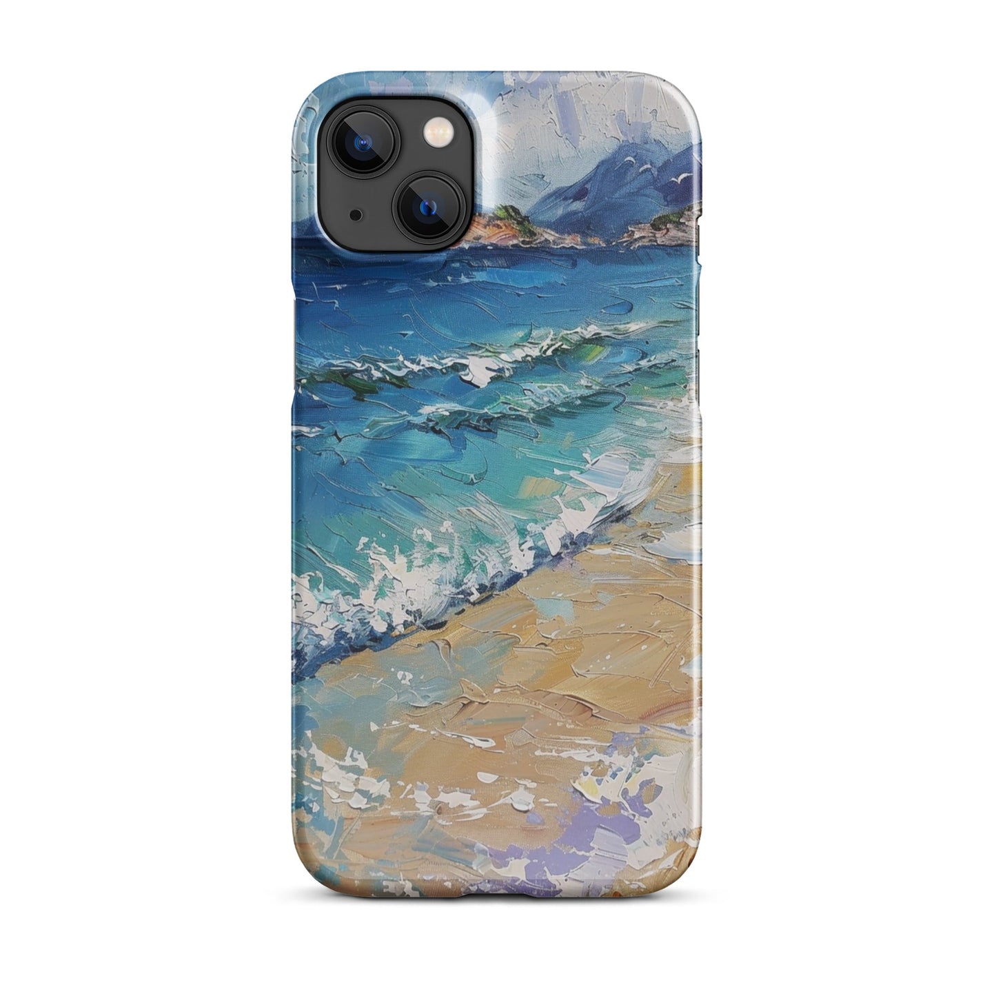 Beach Painting Phone case for iPhone-24