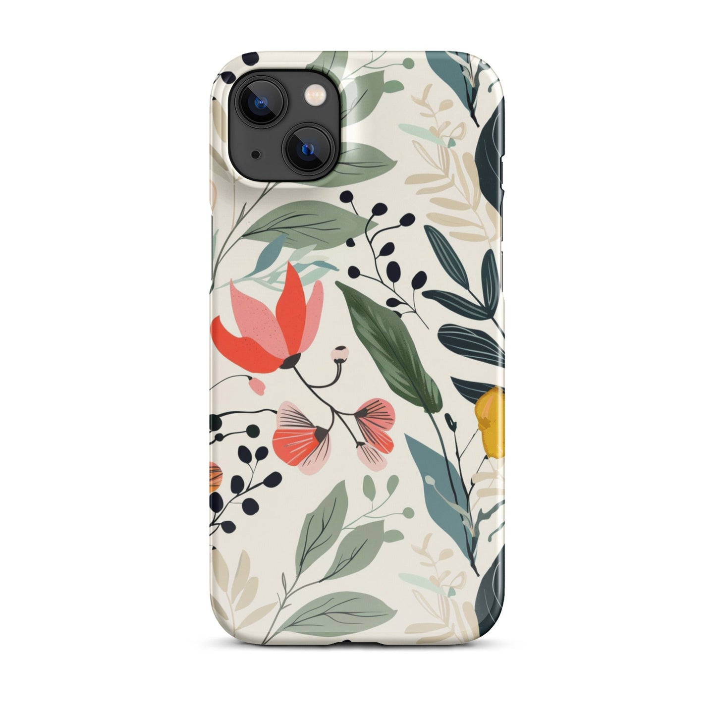 Botanical leaves Phone case for iPhone-24