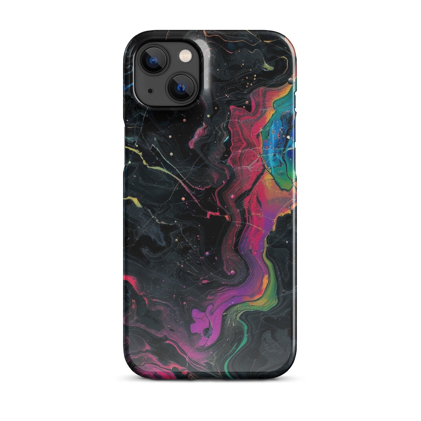 Black rainbow Phone case for iPhone-24