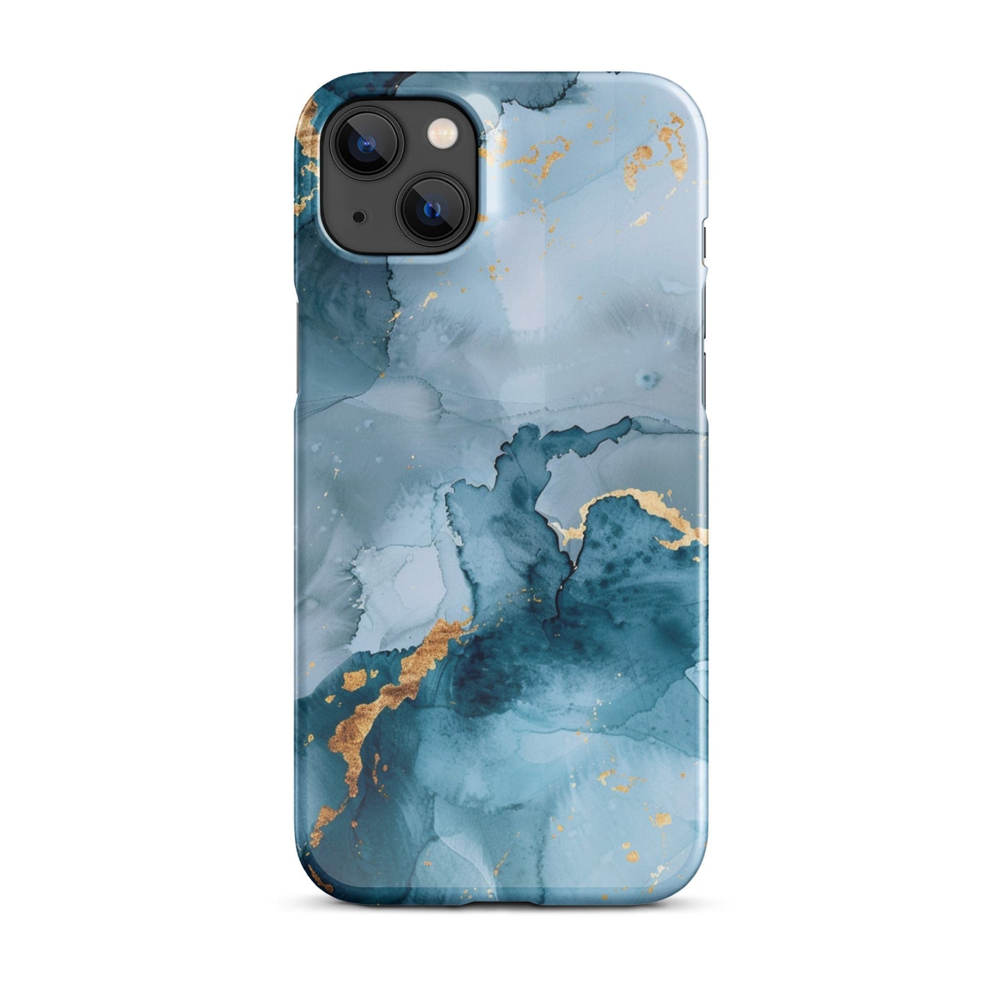 Blue Gold Phone case for iPhone-24