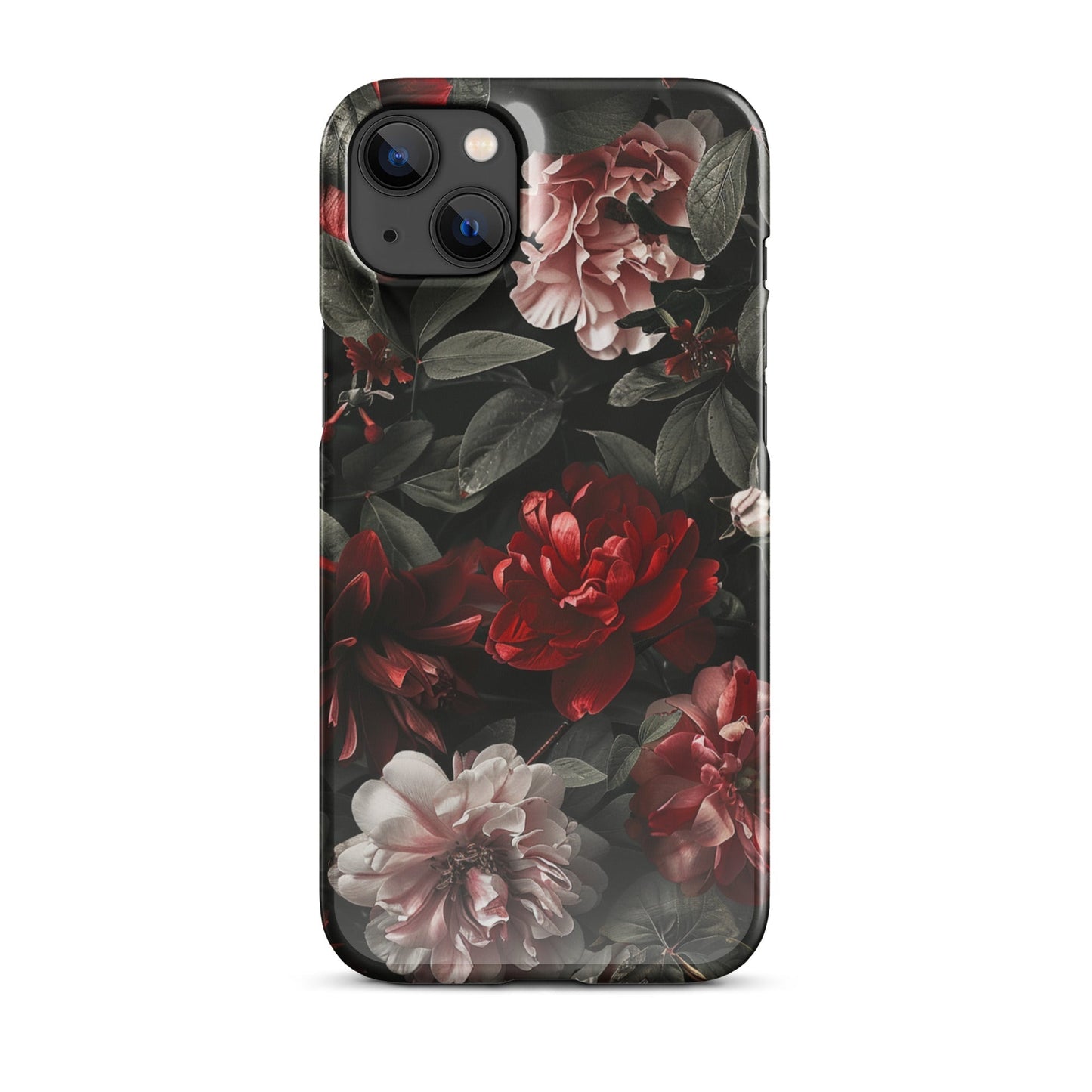 Pink Red Floral Phone case for iPhone-24