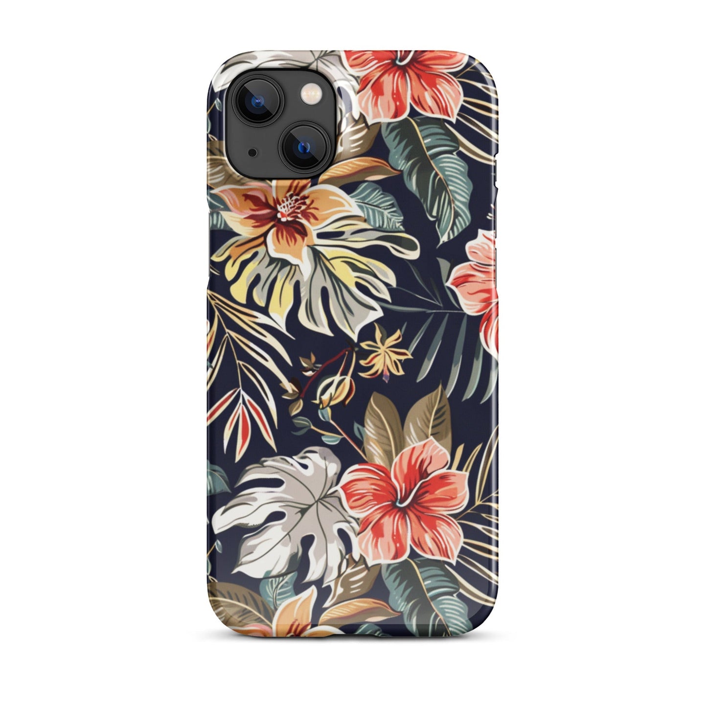 Tropical Floral Phone case for iPhone-24