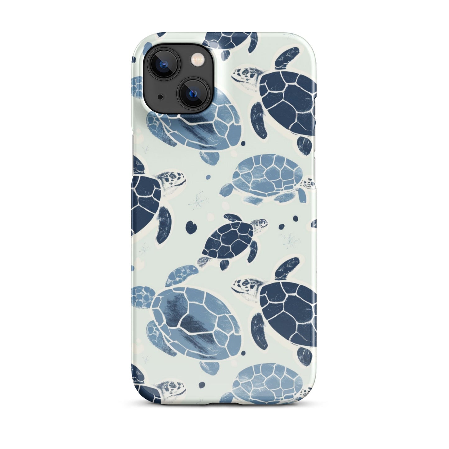 Blue Turtle Phone case for iPhone-24