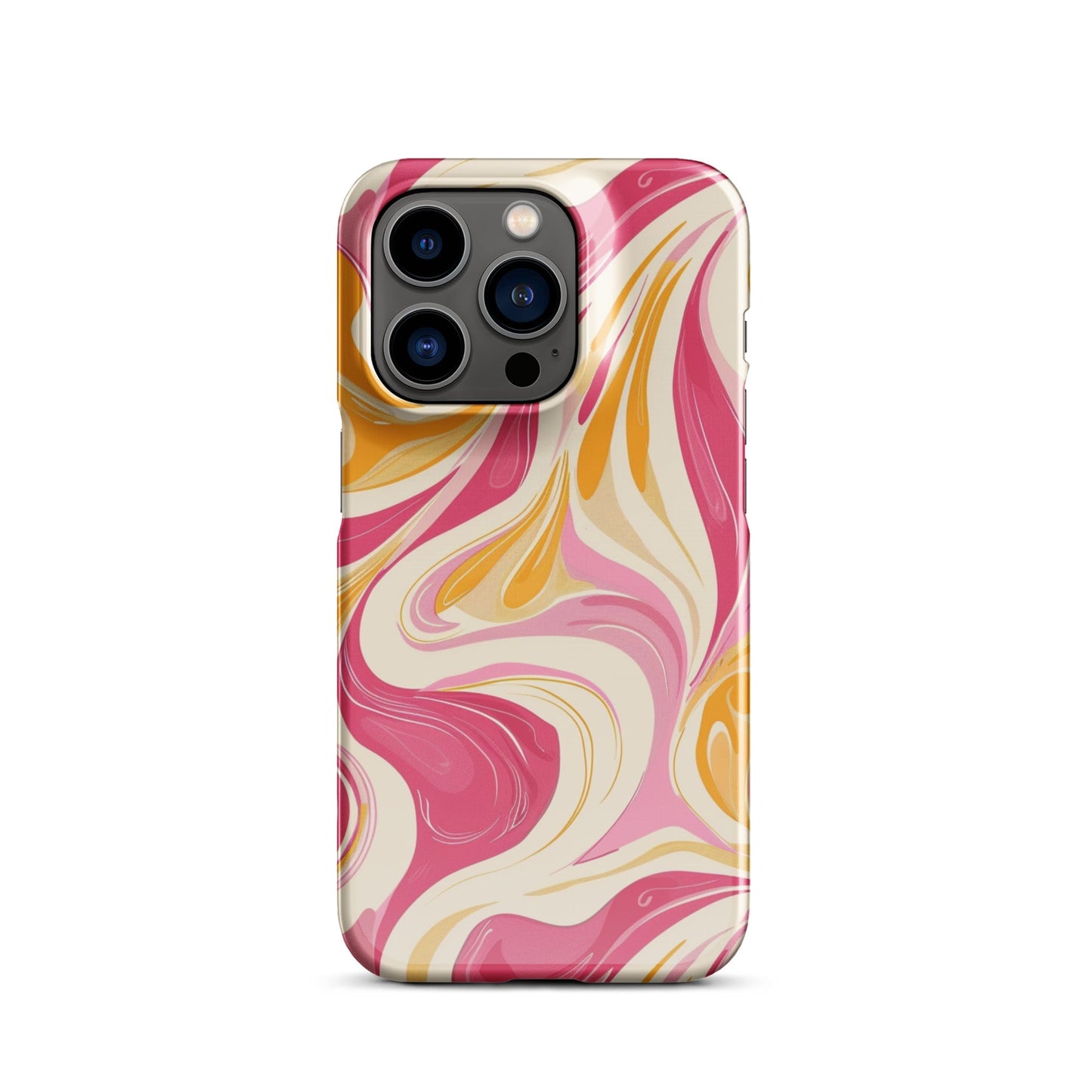 Yellow & Pink Phone Phone  case for iPhone-26